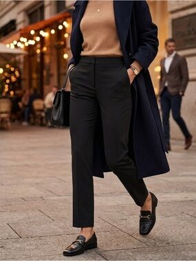 LOFT Black Tailored Marisa Pants